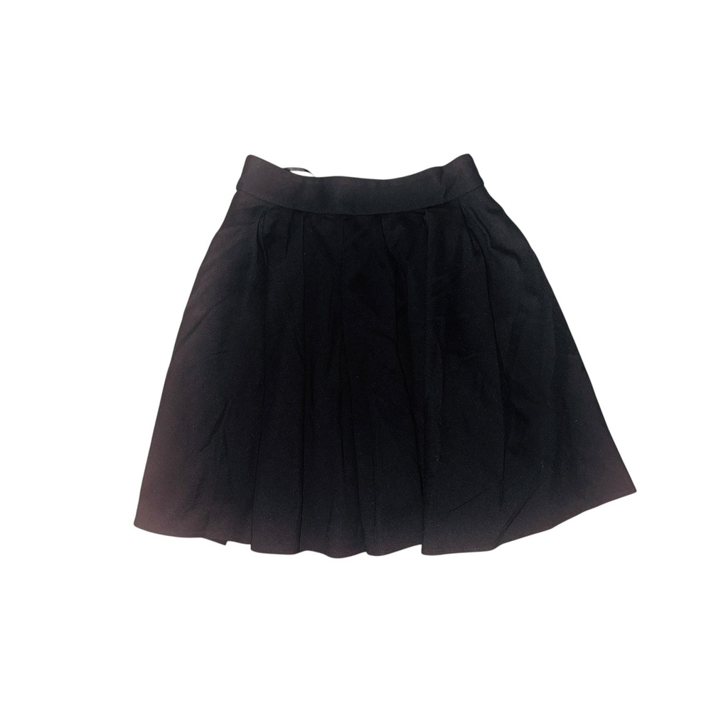 ND1 Black Label Pleated A-Line‎ Skirt Classic Mini Above Knee Essential Staple S
